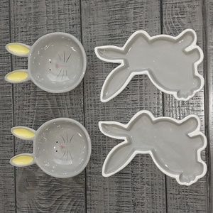 Set of 4 Rabbit shape.
